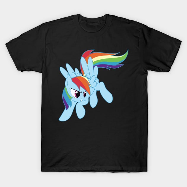 Loyal Rainbow Horse T-Shirt by NerdsDoingNerdyThings